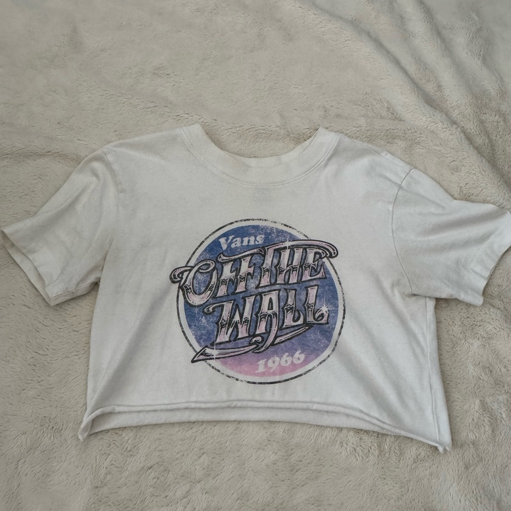 Vans White Graphic Tee